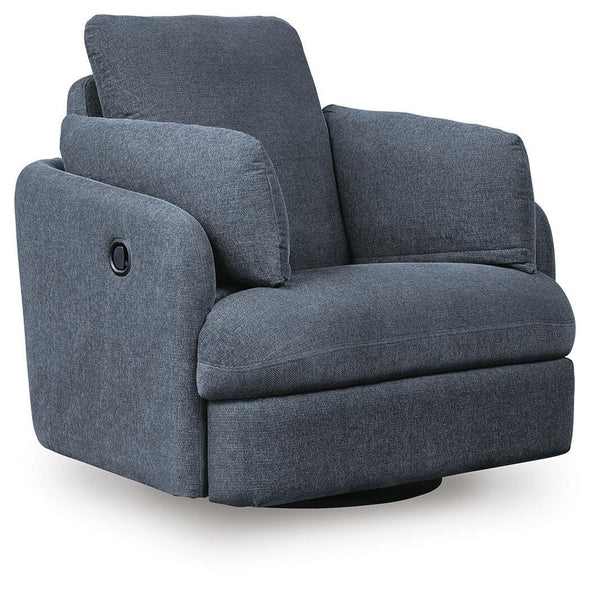 Modmax Swivel Manual Glider Recliner Ink