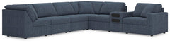 Modmax 7-Piece Sectional with Audio Console Ink