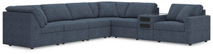 Modmax 7-Piece Sectional with Audio Console Ink