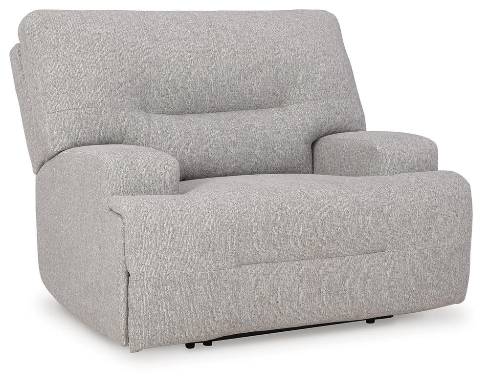 Acklen Place Oversized Power Zero Gravity Recliner Pewter