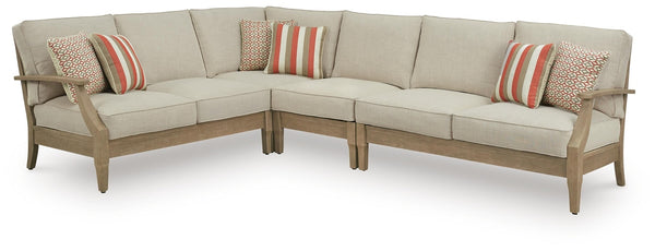 Clare View 4-Piece Outdoor Sectional Beige