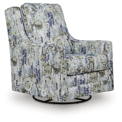 Dustinford Swivel Glider Accent Chair Multi