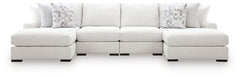 Misty-Lakes 4-Piece Double Chaise Sectional Chalk