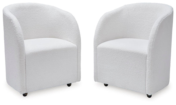 Rowanbeck Upholstered Dining Chair Ivory