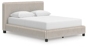 Zuraleus Queen Upholstered Bed White