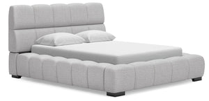 Grendusk Queen Upholstered Bed Light Gray