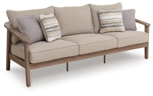 Harmony Headlands Outdoor Sofa with Cushion Natural/Gray