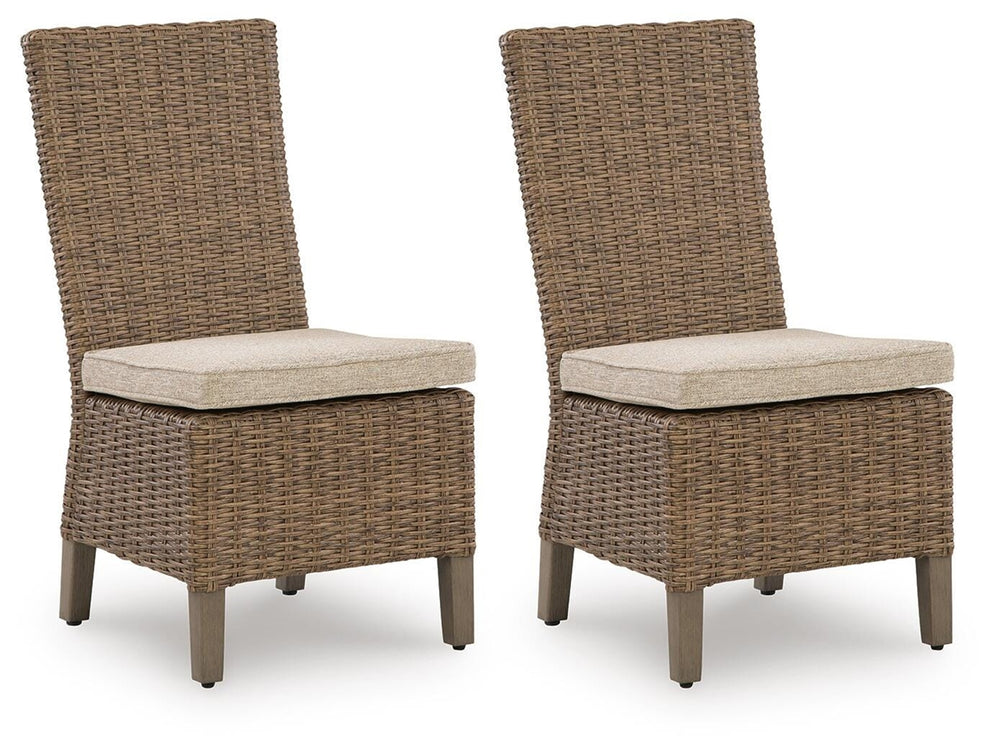 Laguna Heights Side Chair with Cushion Beige