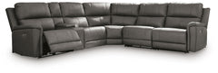 Bleckley P2 6-Piece Power Reclining Leather Zero Gravity Sectional Anchor