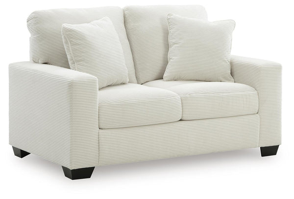 Greenbriar Stationary Loveseat Ivory