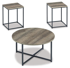 Wadeworth Urban Foundry 3-Piece Occasional Table Set Two-tone