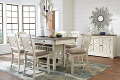 Bolanburg Counter-Height Dining Table & 6 Barstools with Server Two-tone