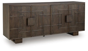 Cato Accent Cabinet Dark Brown