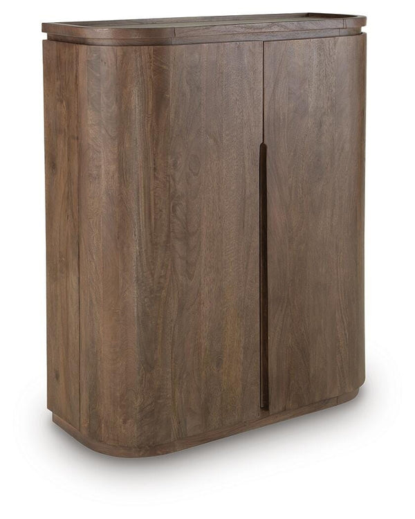 Landermont Bar Cabinet Medium Brown