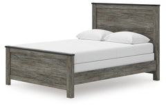 Frandern Queen Panel Bed Black/Gray