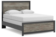 Broachmyn Queen Panel Bed Black/Gray