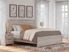 Broachmyn King Panel Bed Gray