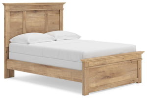 Makidern Full Panel Bed Tan