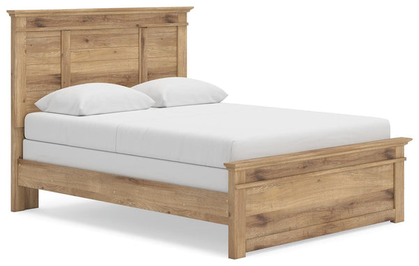 Makidern Queen Panel Bed Tan