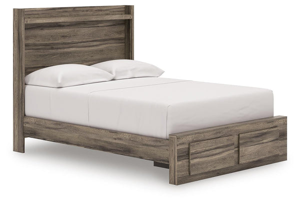 Elbrim Full Panel Storage Bed Brown