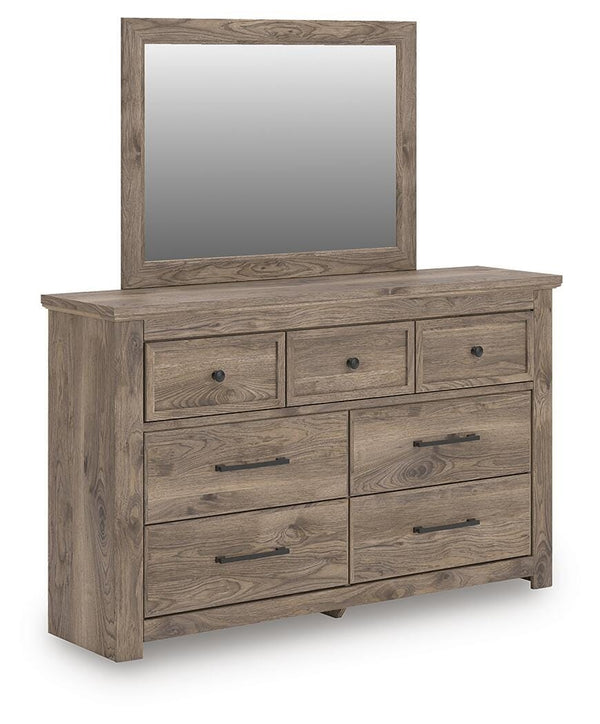 Rusticott Dresser & Mirror Brown