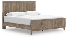 Rusticott King Panel Bed Brown