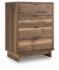 Chirason 4-Drawer Chest Brown