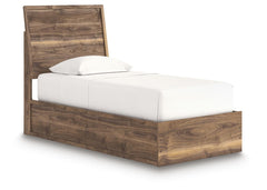 Chirason Twin Panel Bed Brown