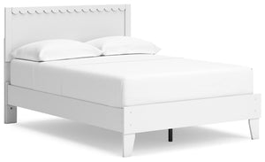 Hallityn Full Panel Platform Bed White