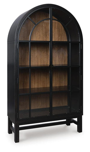 Greddinton Display Cabinet Black/Brown