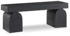 Holgrove Accent Bench Black