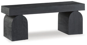 Holgrove Accent Bench Black