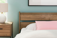 Deanlow Twin Panel Headboard Honey