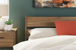 Deanlow Full Panel Headboard Honey