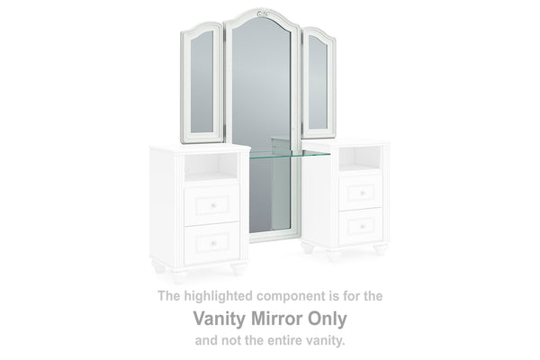 Kozlani Vanity Mirror White