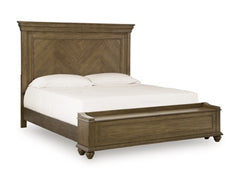 Karallin King/California King Panel Headboard Medium Brown