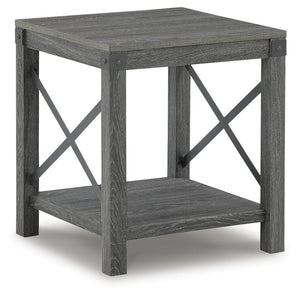 Freedan End Table Grayish Brown