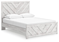 Cayboni Queen Panel Bed Whitewash