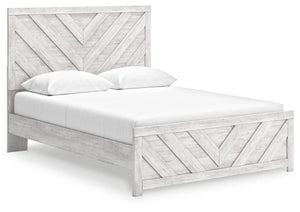 Cayboni Queen Panel Bed Whitewash