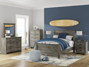 Frandern 6-Drawer Dresser Gray