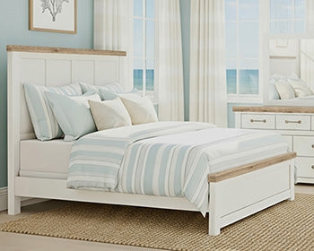 Savonport 7-Drawer Dresser White/Brown