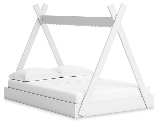 Hallityn Full Tent Bed in a Box White