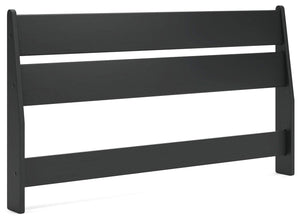 Socalle Queen Panel Headboard Black