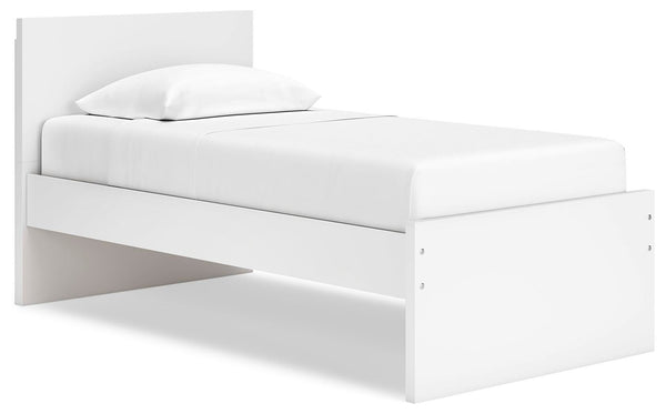 Onita Twin Panel Platform Bed White