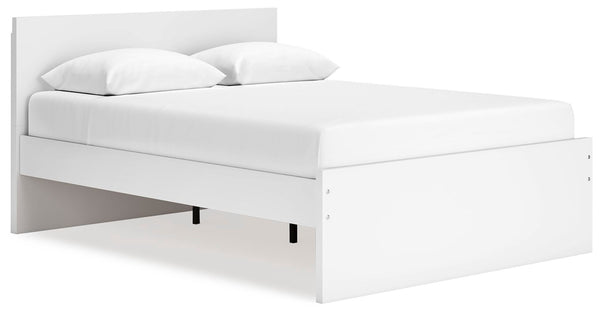 Onita Queen Panel Platform Bed White