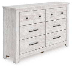 Makidern 6-Drawer Dresser Whitewash