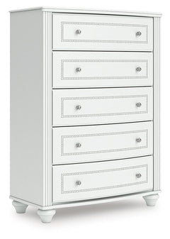 Kozlani 5-Drawer Chest White