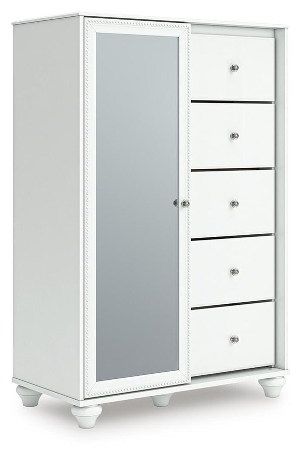 Kozlani Dressing 5-Drawer Chest White
