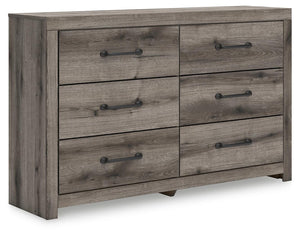 Graystorm 6-Drawer Dresser Brown Gray