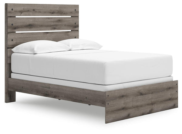 Graystorm Full Panel Bed Brown Gray